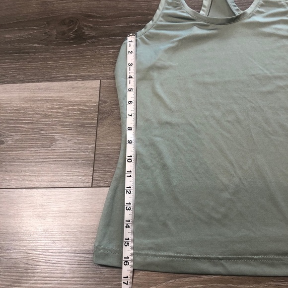 Adidas Green Racerback Womens Athletic Tank Top Size Small - Picture 3 of 9